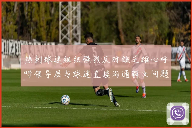 热刺球迷组织强烈反对缺乏雄心呼吁领导层与球迷直接沟通解决问题